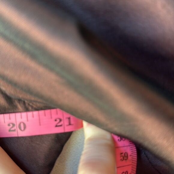 Vintage Alfani Silk Jacket Blazer Suit Brown Metallic - Picture 5 of 7